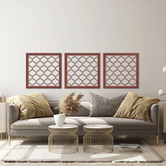 Material: Acrylic Clear, Printed, 3MM, 30X30 In
